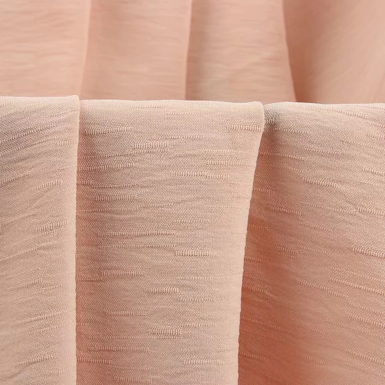 2023 CEY imitation bamboo hemp texture fabric 170g spring/summer dress shirt pajamas CEY  fabric abaya