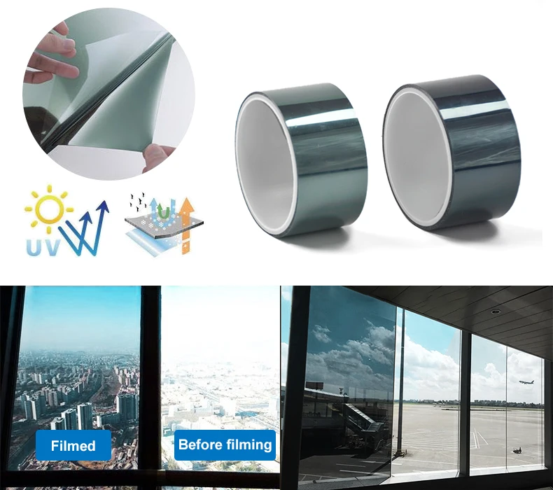 99%IR Proof 99% UV Proof Window Film Architectural Glass Heat-Insulating Film Heat Rejection