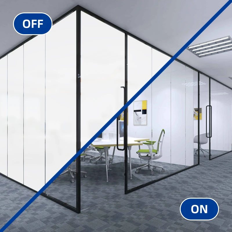 smart pdlc dimming smart film glass window door tint for window glass decoration switch