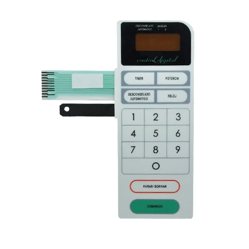 Индивидуальные бытовые приборы, экранирующий слой, мембранная клавиатура для микроволновой печи