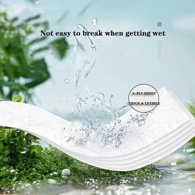 Factory Price ECO Friendly Toilet Paper Soft White Toilet Roll 4 Ply 5 ply Bath Tissue Paper Towels Rolls in stock