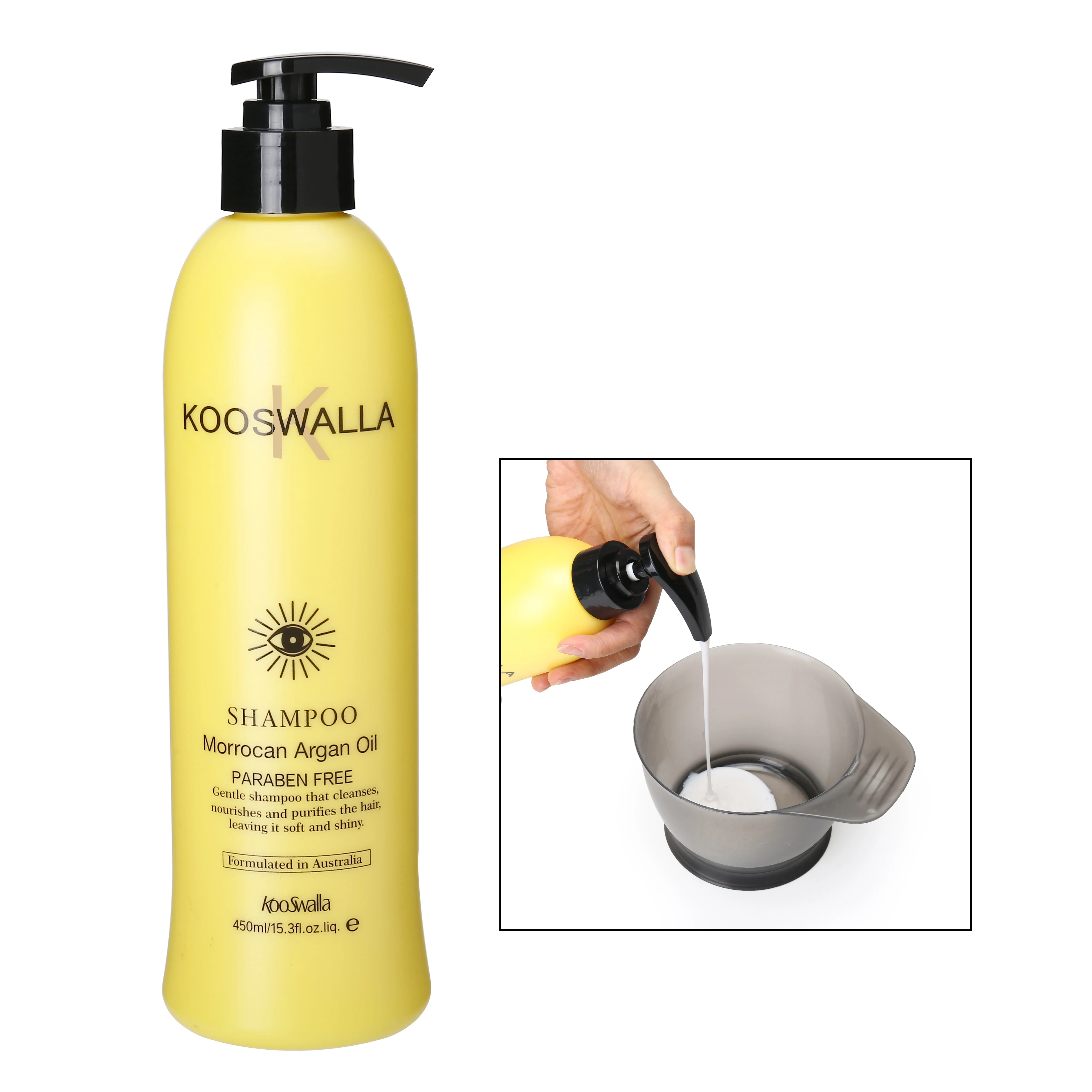 Professional Manufacturers Organic And Vegan Rich In Moroccan Argan Oil Hair Shampoo