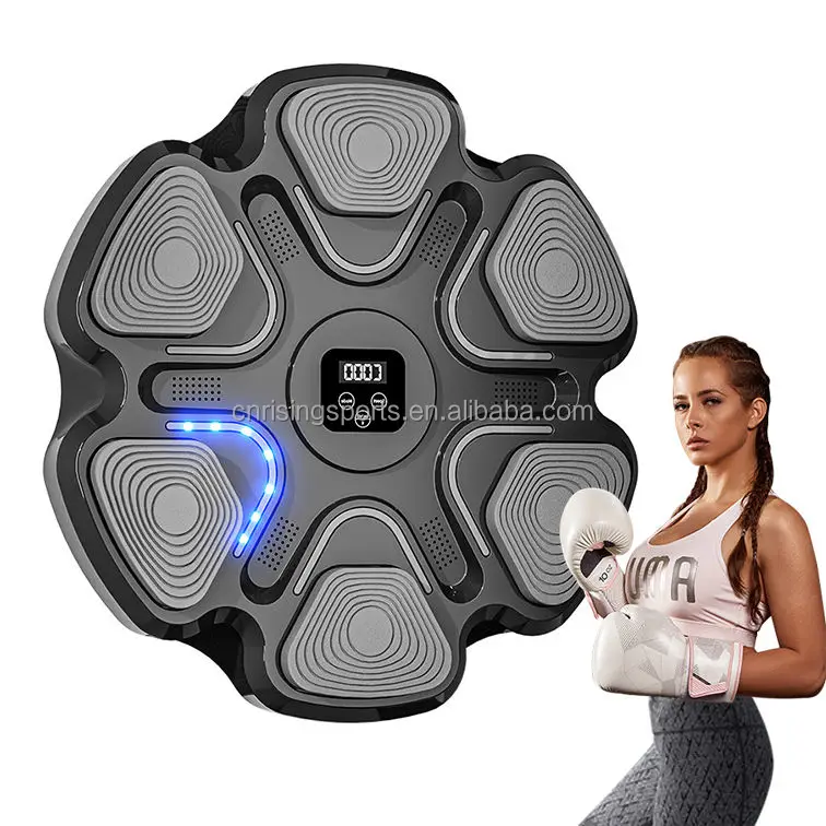 Домашнее необходимое тренировочное оборудование с Bluetooth музыкальная мишень для бокса фитнес настенная Подушка светящая умная боксерская машина