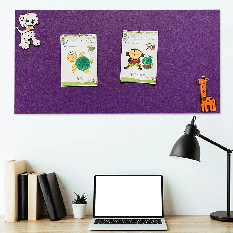 Color Felt Wall Pasted Soundproof Sound-Absorbing Board Polyester Fiber Material Photo Background Wall Kindergarten