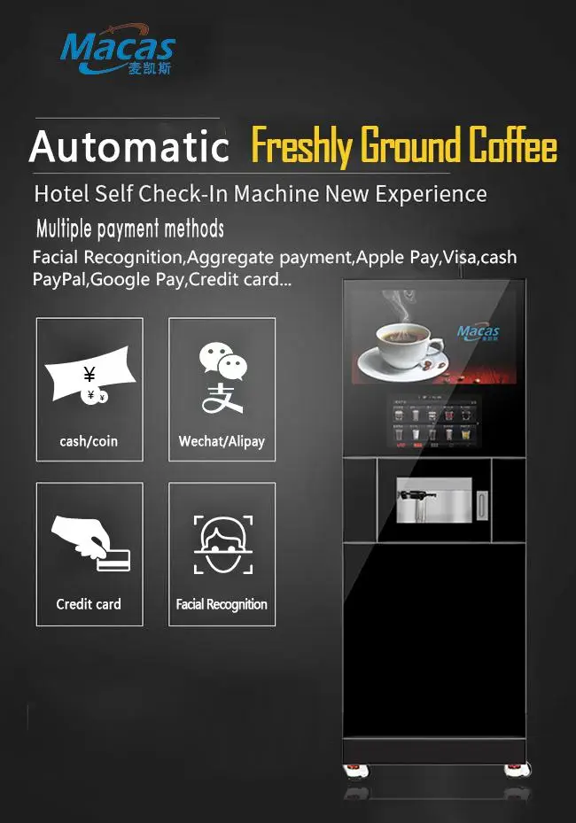 Advanced Automatic Espresso Coffee Vending Machine Coffee Making Equipment