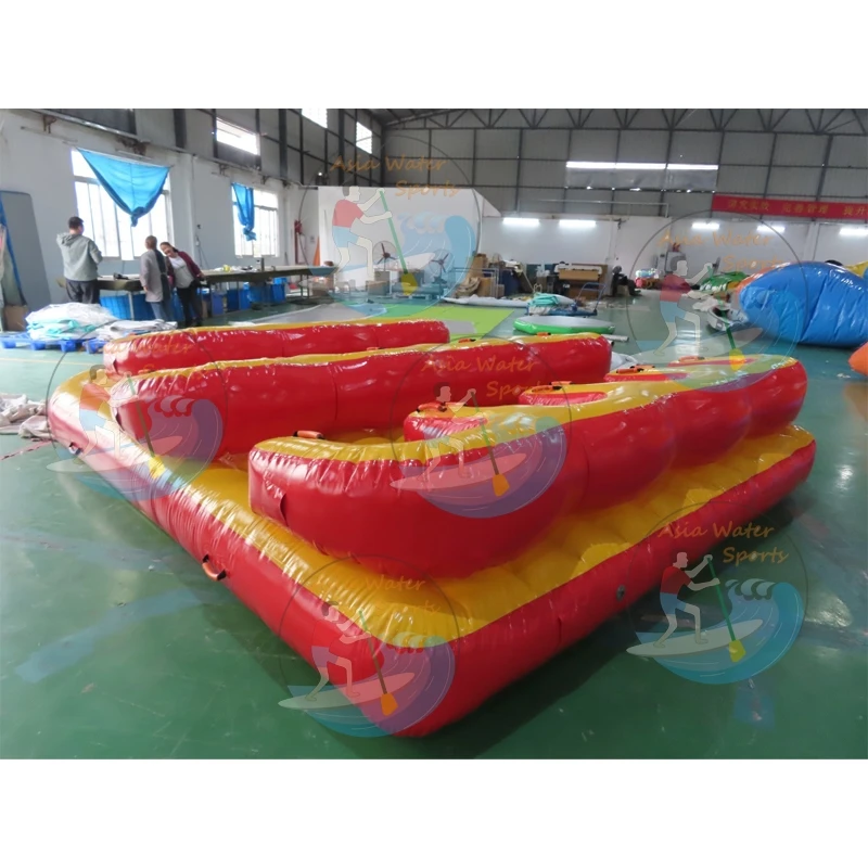 Commercial 11 Person Water Sport  Inflatable Draft Slider Towable l Inflatable Sofa Towables For Boat