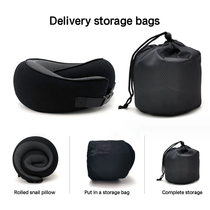 New design high-quality memory foam travel neck pillow Suitable for aircraft and automotive home use