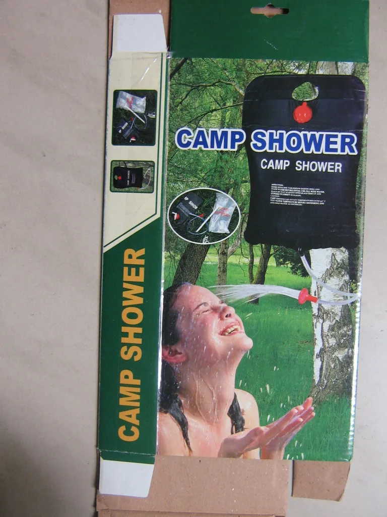 20L black solar heating outdoor emergency neccessity bag camping portable shower