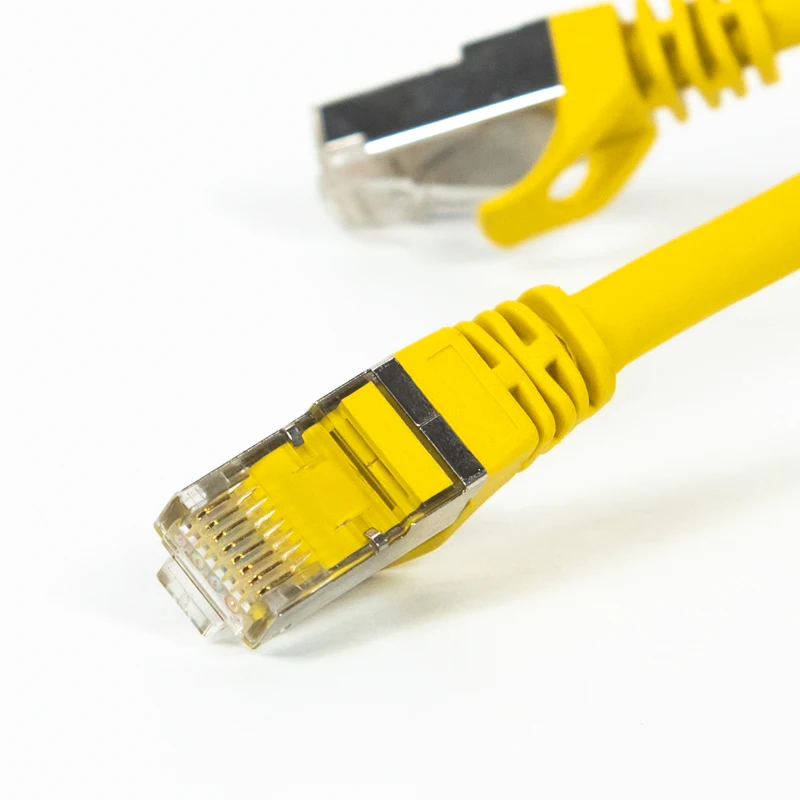 U-KCOM Wholesale Waterproof CAT6a PATCH CORD 4 Pairs 500Mhz SFTP CAT6a PATCH CABLE BARE COPPER