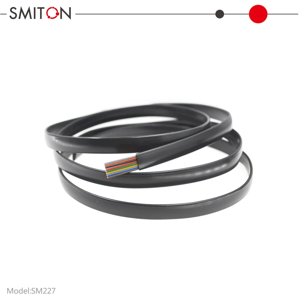 RJ45 8p8c 30/28/26AWG Copper Wire 8 Core Telephone Flat Cable 8C