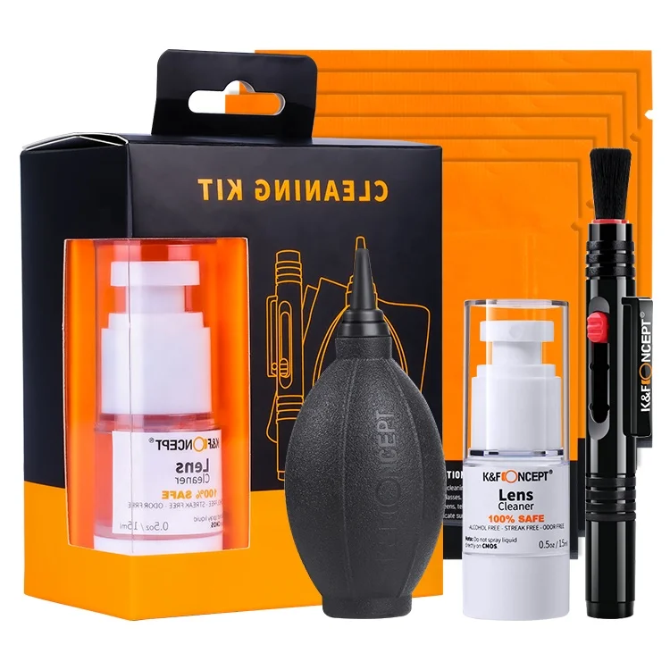 
K&F Concept glasses camera body cleaning pen sensor cleaning cloth swab kit for camera 