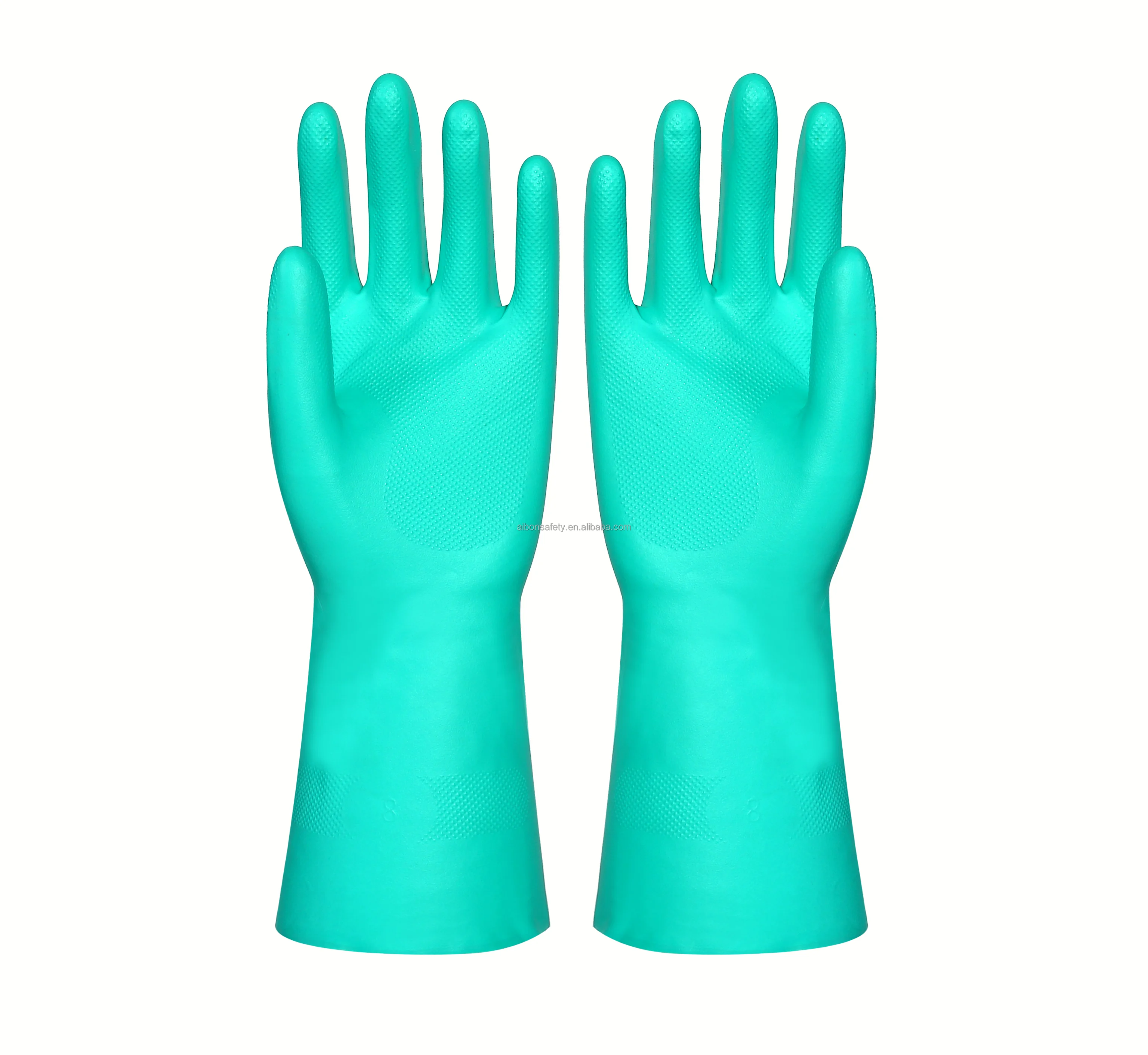 Diamond Texture Heavy Duty Work Coated Nitrile Safety Gloves with Enhanced  and Reusable Feature for Industrial and Household