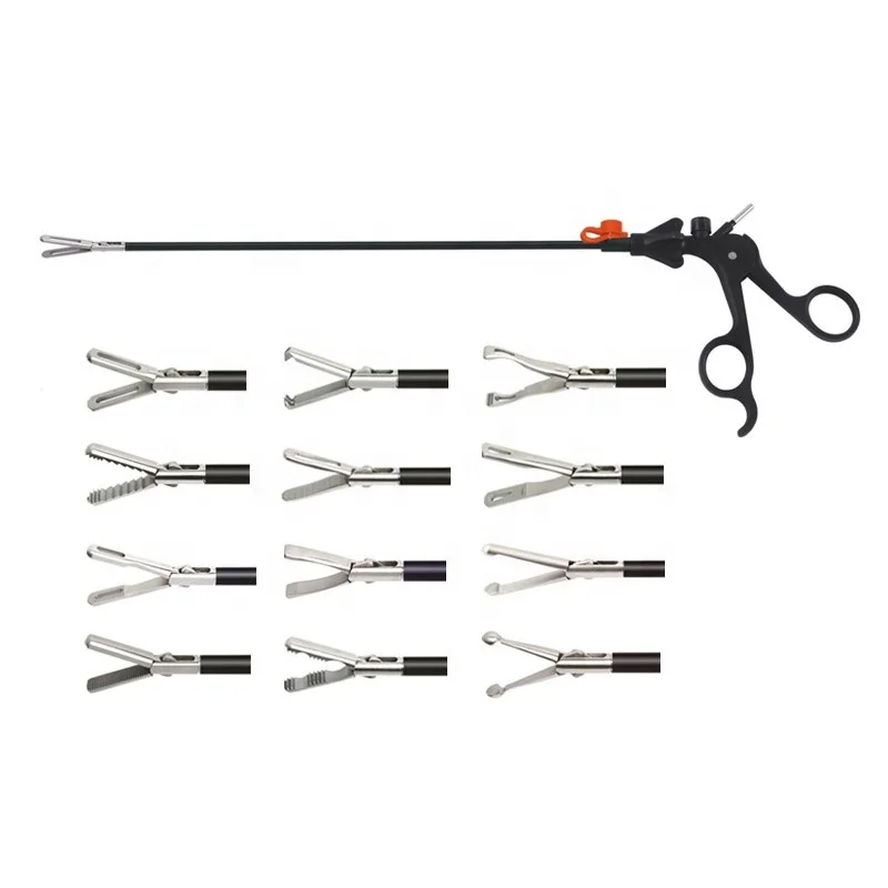 Endoscopic Instrument Laparoscopic Surgical Forceps 5mm Serrated Reusable Grasper