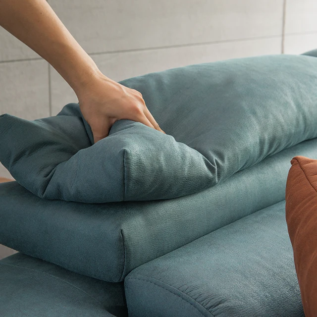 
Modern Sectional fabric Sofa Chinese Style Convertible Fabric Packing Modern Customizable Factory Provided couch 