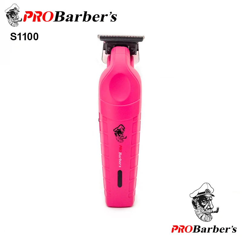 Professional Barber Cordless 0mm Zero Gapped Carving Cutting Machine Hair Trimmer Clipper