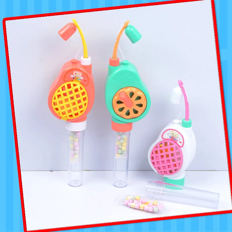 Hot selling cheap plastic fishing toy candy  fishing rod toy for kids play