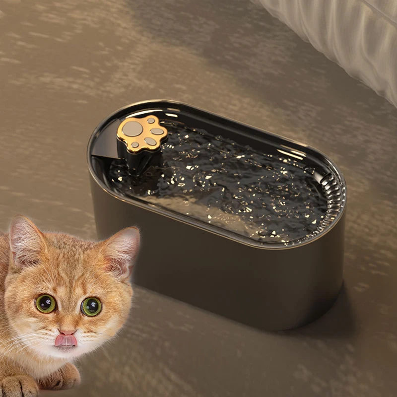 Animal Water Dispenser Ultra-quiet Automatic Cat Drinking Fountains Cat Water Fountain With Replacement Filters