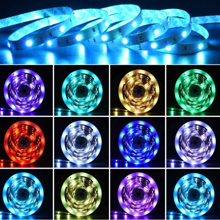 Производство на заказ RGB светодиодные ленты наборы освещения 12 В постоянного тока музыкальные Синхронные СВЕТОДИОДНЫЕ для вечеринки фестиваля