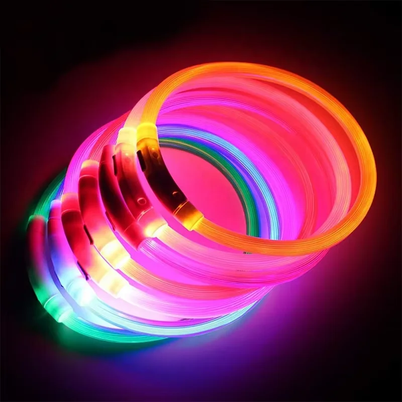 Hot Selling Wholesale Training Accessories Pet Supplies Colorful LED Dog Collar