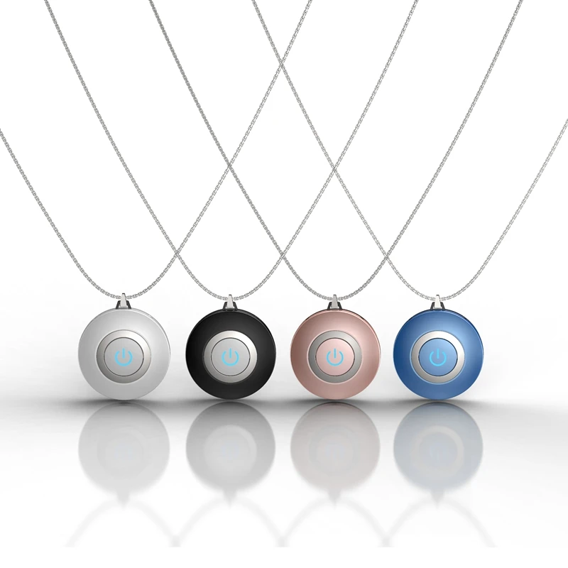 Rechargeable Negative Ion Wearable Personal Necklace Air Purifier
