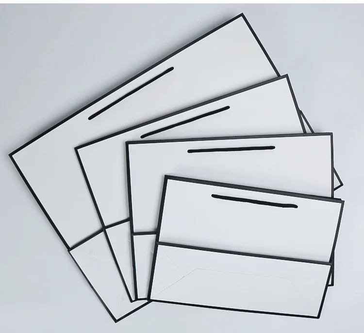 Competitive Price Elegant Customized Brand Logo Luxury Boutique Shopping White Shopping Paper Gift Bags