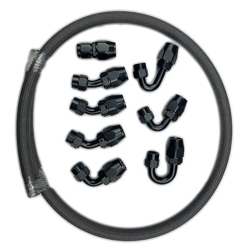 BJR Racing Parts Lightweight racing Aluminum straight hose end