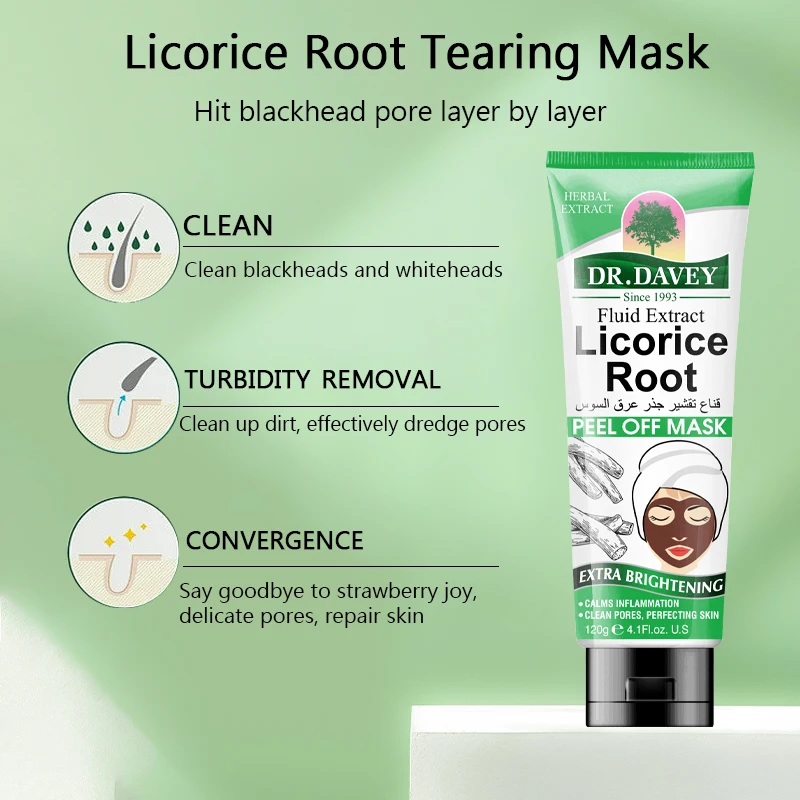 DR.DAVEY Peel Off Face Mask Licorice Root Peel Off Masked Face