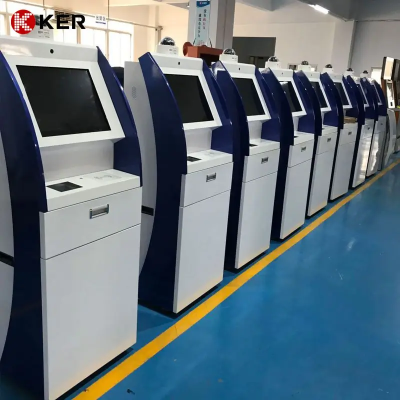 Многофункциональный автосервис pos A4 принтер для самостоятельного обслуживания сенсорный экран киоск приема наличных платежей