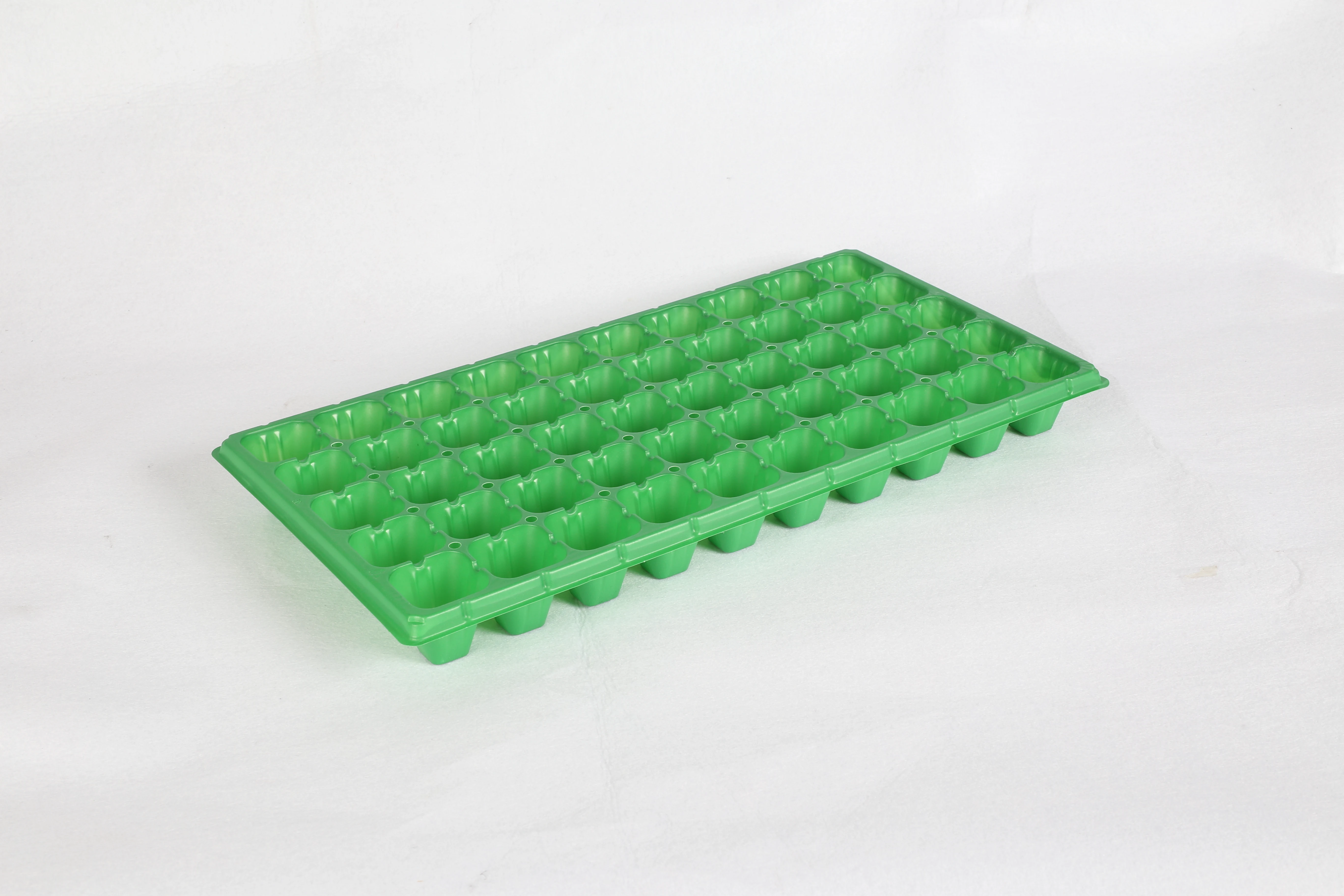 
50 Cells plastic seed start tray 0.4mm to 1.5mm PS seedling nursery tray 
