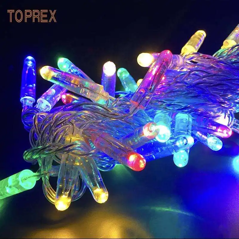 New Waterproof Ip65 Outdoor 110V 220V Rice Strings 10M 100Leds Xmas String Light Home Diwali Decoration Diya Lights For Party