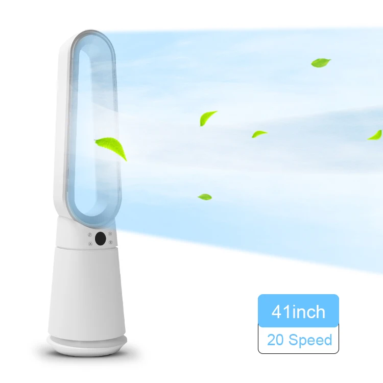 New Design Appearance Air Cooling Bladeless Fan High Quality Abs Material Tower Smart Bladeless Fan