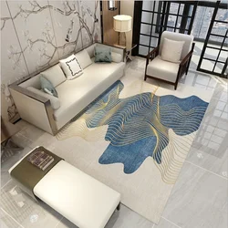 Simple living room bedroom 3D Nordic carpet mat custom creative  geometric shaggy rugs carpet