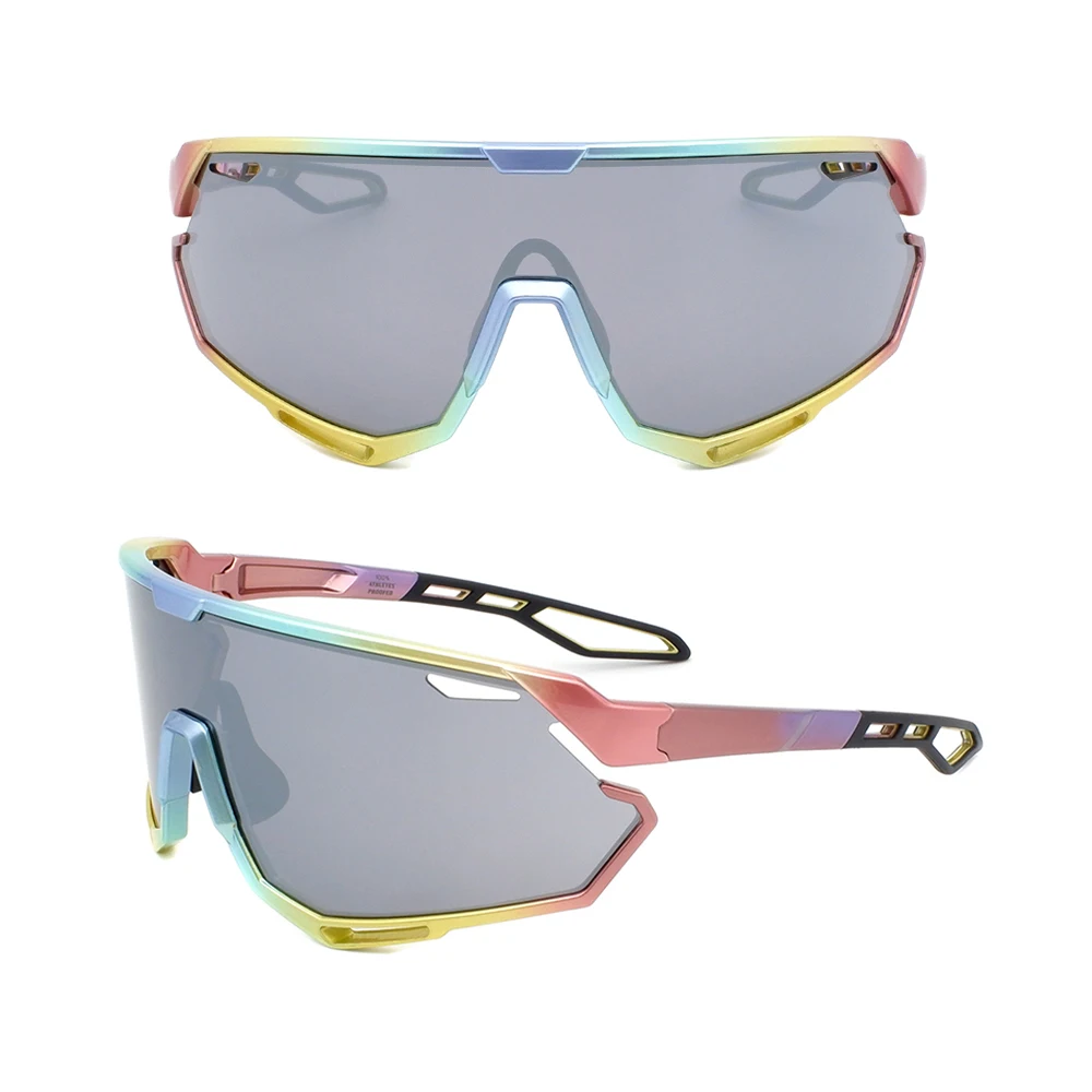 Road cycling outdoor running windproof big sunglasses mountain bikes sunglass 2024