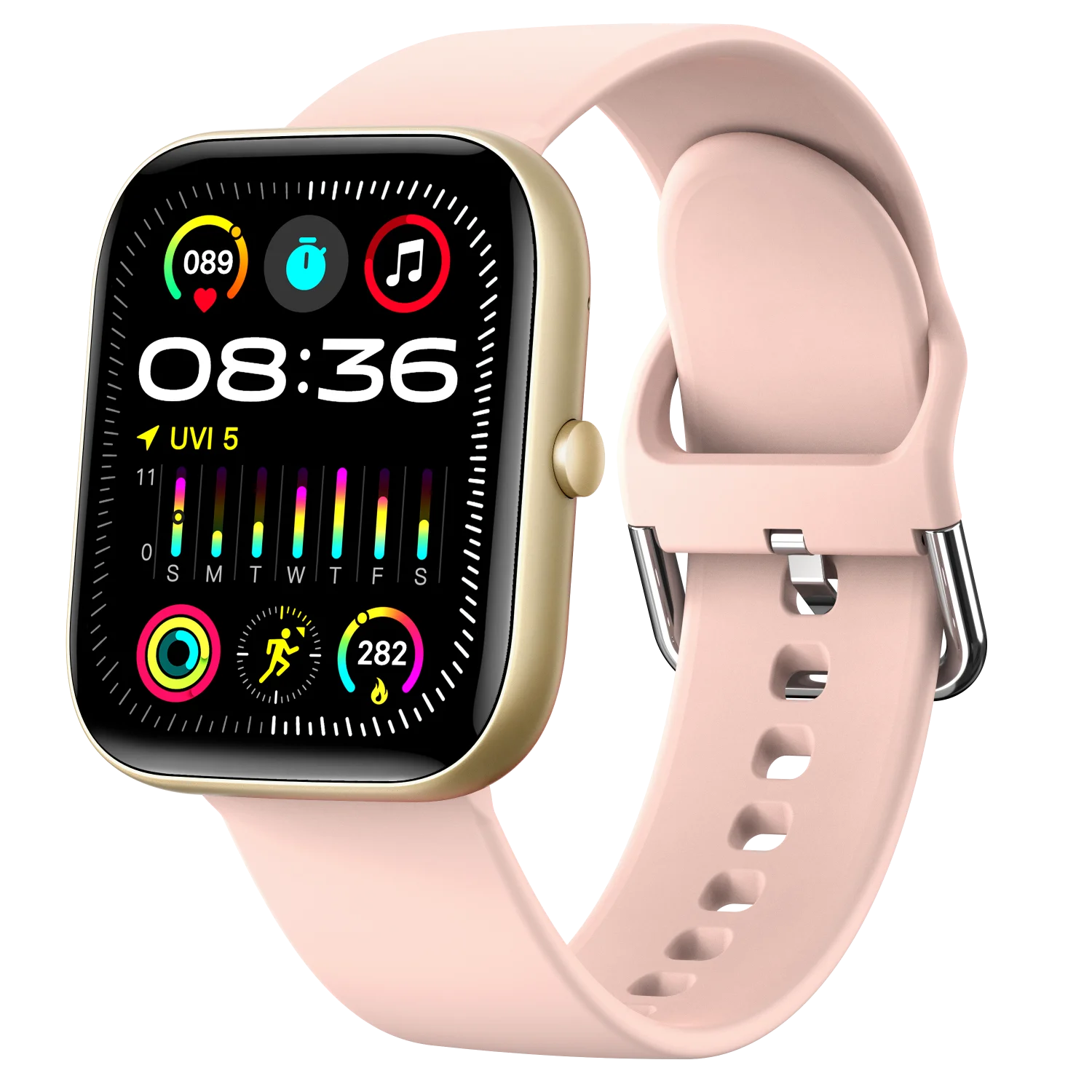 Wholesale Cheap Price Smartwatch Waterproof Heart Rate Blood Pressure Sleep Information Blood Oxygen Health Monitoring Watches