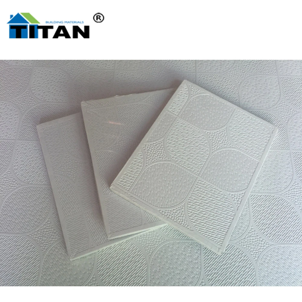 TITAN Moisture Resistant 600x600 Gypsum Ceiling Board Supplier