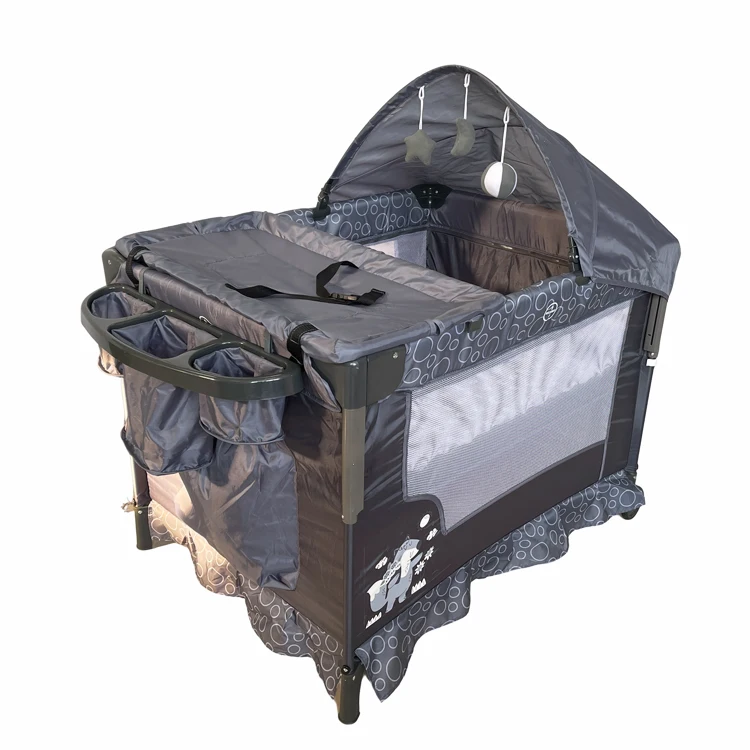 Wholesale Baby Portable Bedside Bed Baby Furniture Foldable Baby Travel Crib Cot Bed Folding Playpen