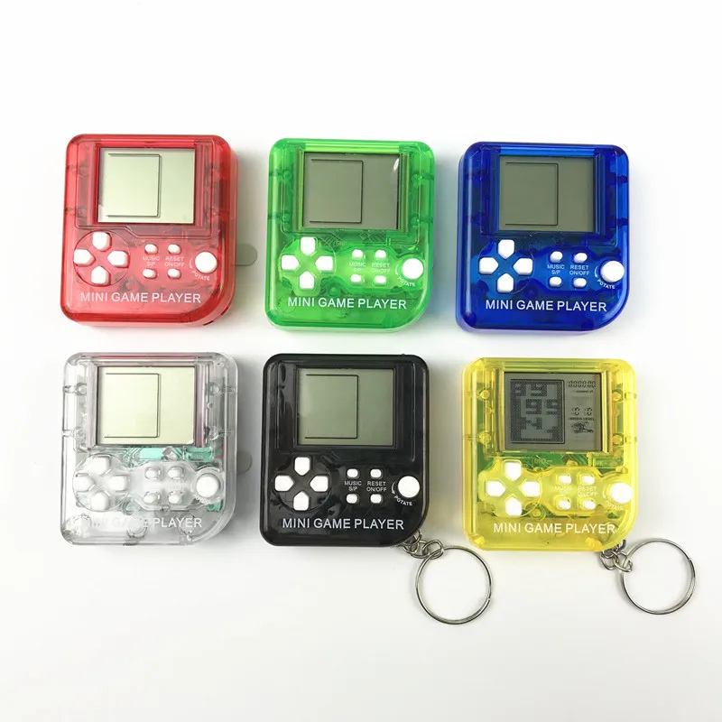 Игровая консоль, портативная игровая консоль, мини электронная игровая консоль, подвесная игрушка для ключей