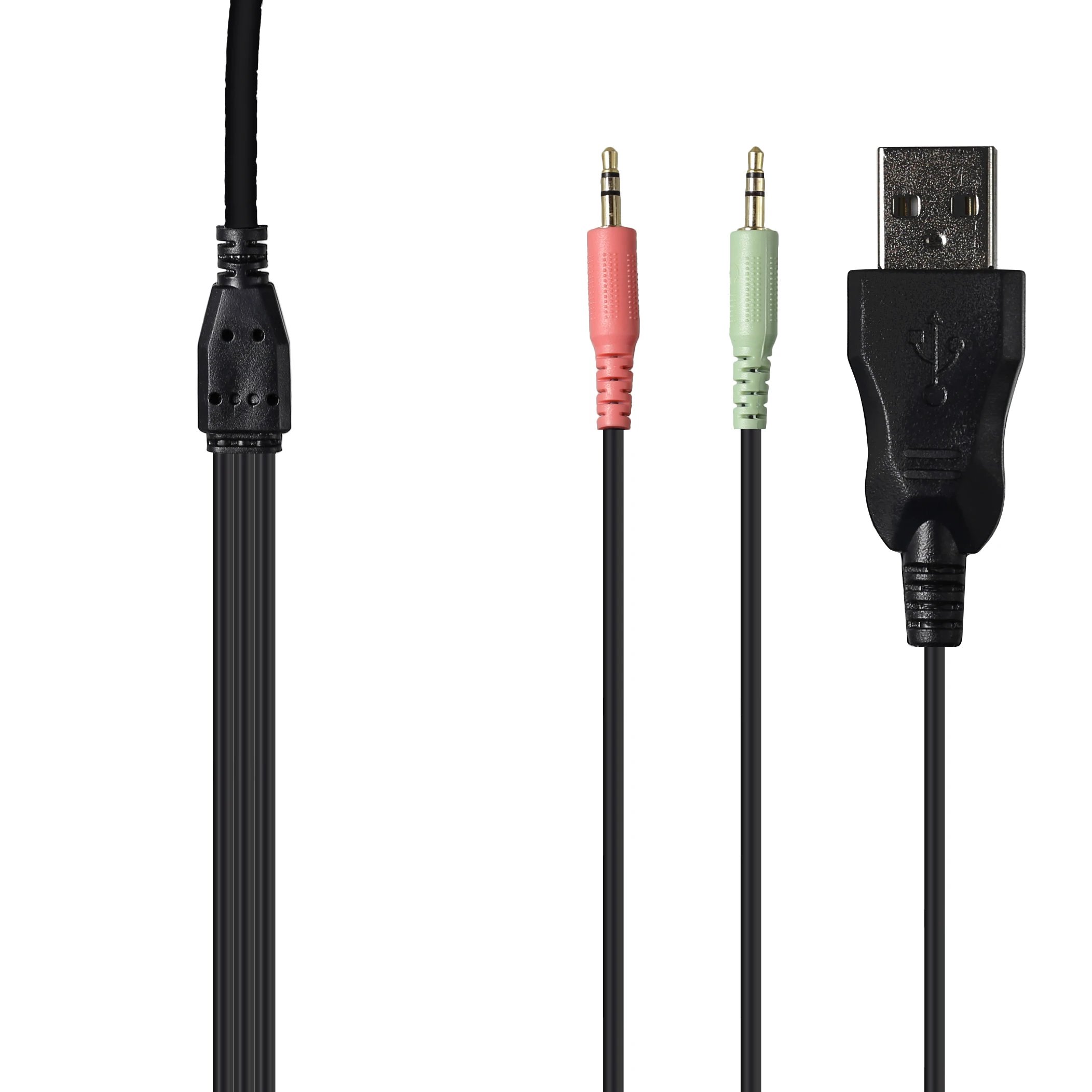 Factory Best quality RGB Noise cancelling PC gaming Headset, usb wired stereo gaming headphones with microphone