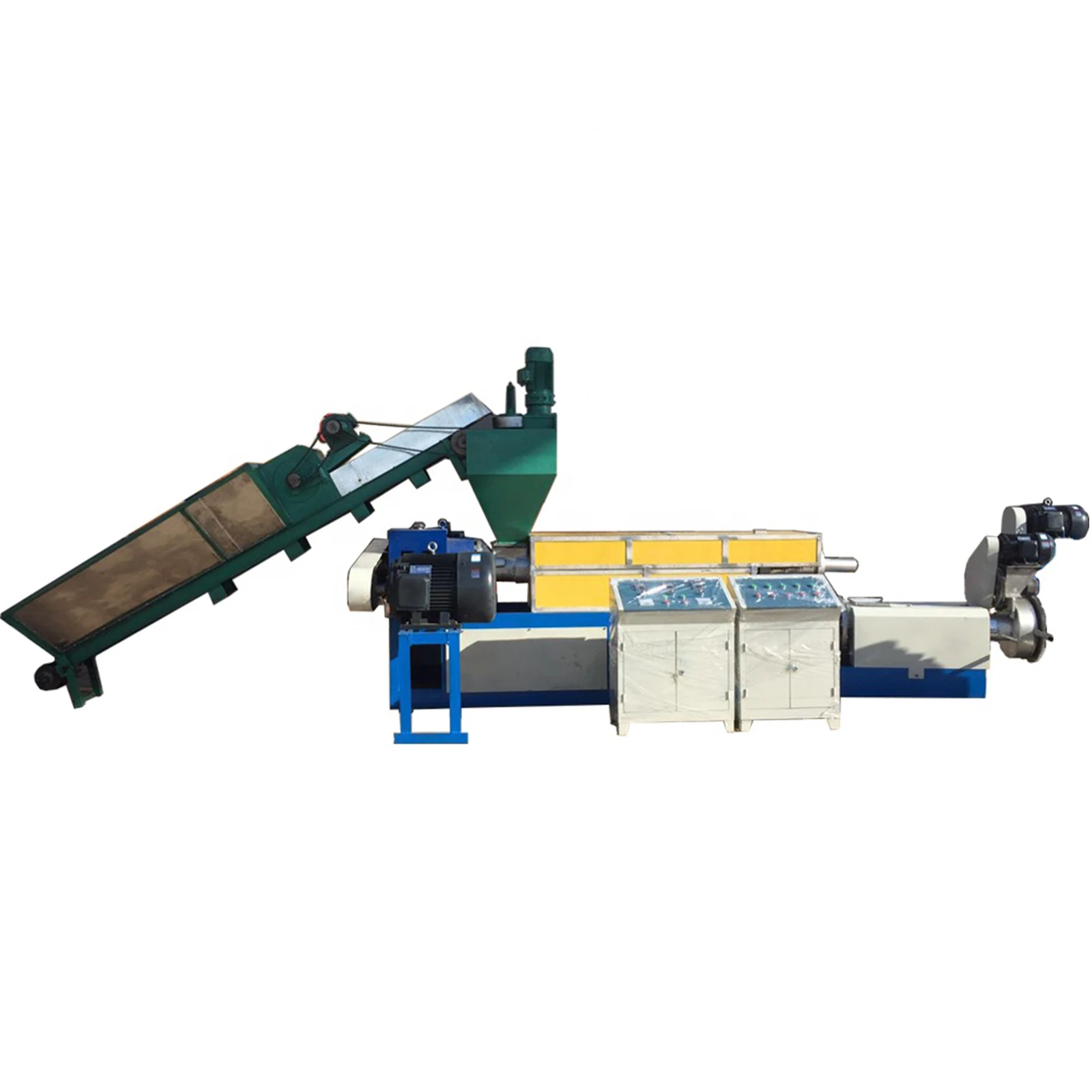 PP  PE HDPE LDPE Recycling Granules Making Machinery Plastic Recycling Pelletizing Line