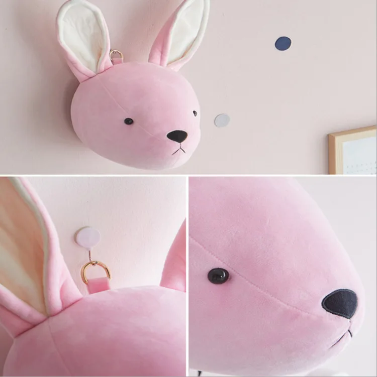 3D Cartoon Animals Unisex Baby Room Wall Decorative Toys