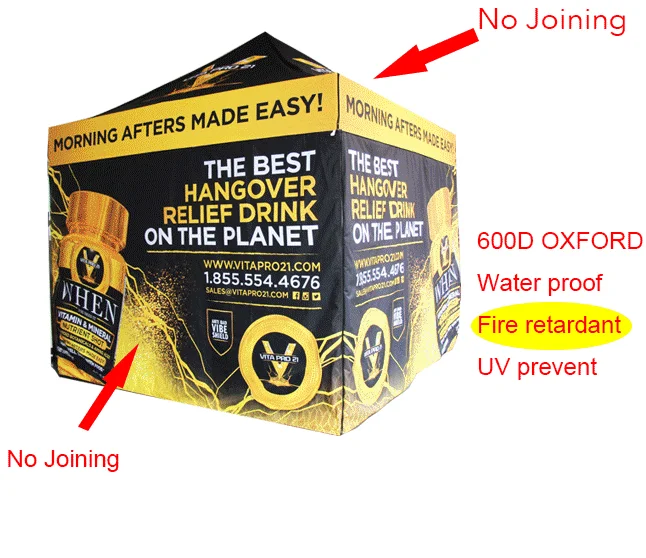 China Manufacturer Trade Show Advertising Promotion Exhibition Folding Outdoor Custom Printing 10x20ft event Canopy Tent