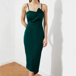 Sleeveless Sexy Women Sling Evening Party Dress