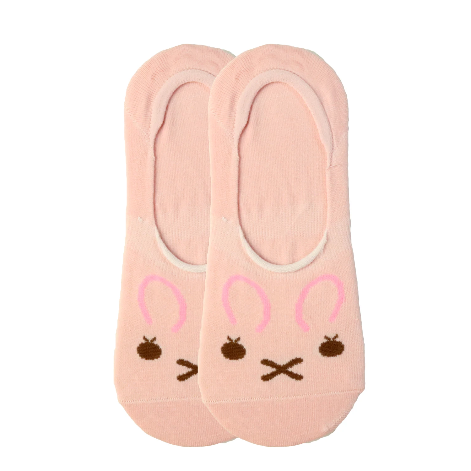 New design girl ankle socks anti slip heel invisible socks