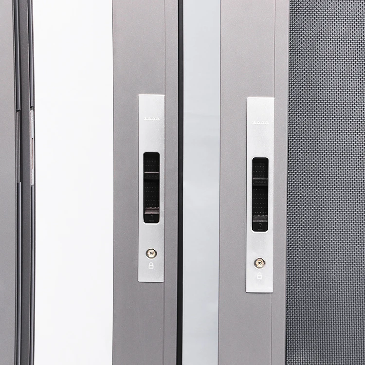 Xuanmei modern grey latest design aluminium double glazing window for house