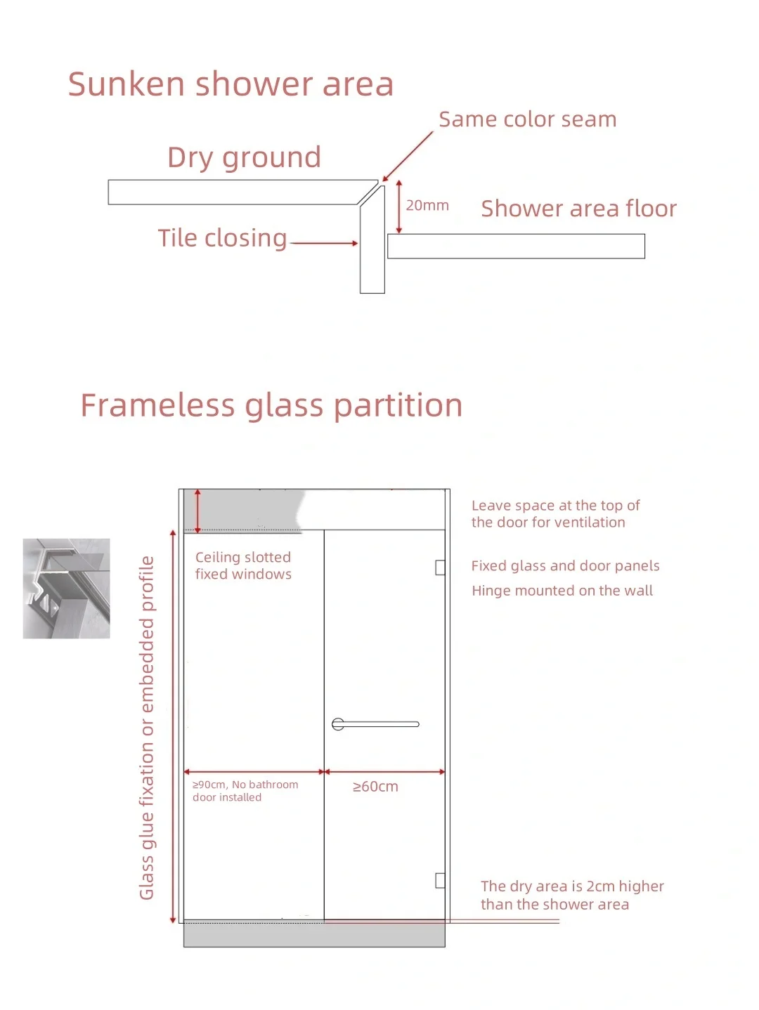 manufacturer price customized ultra clear glass 8mm 10mm 12mm bathroom shower glass door for building