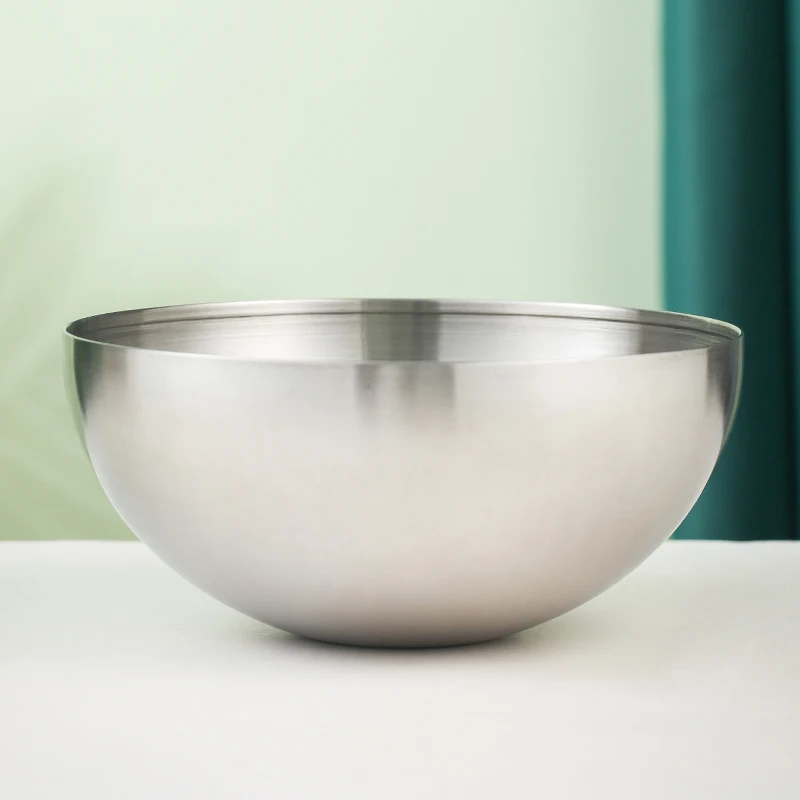 Mixing Salad Bowls Stainless Steel Kitchen Noodle Bowl Wholesale High Quality Korean Style Stainless Steel,metal All-season