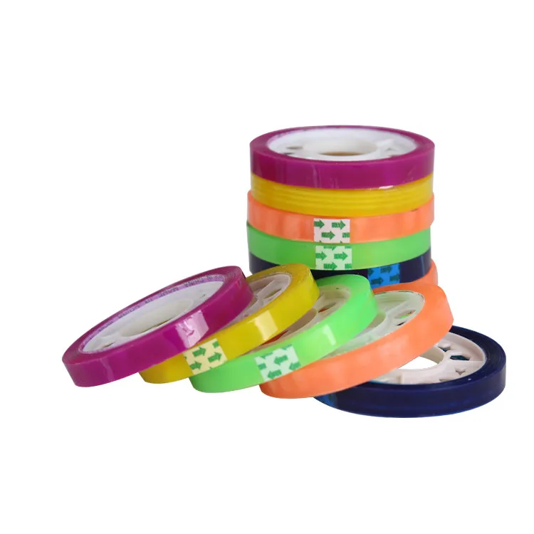 Factory wholesale BOPP Transparent and printing office school decoration super clear crystal Stationery tape desk tape sellotape