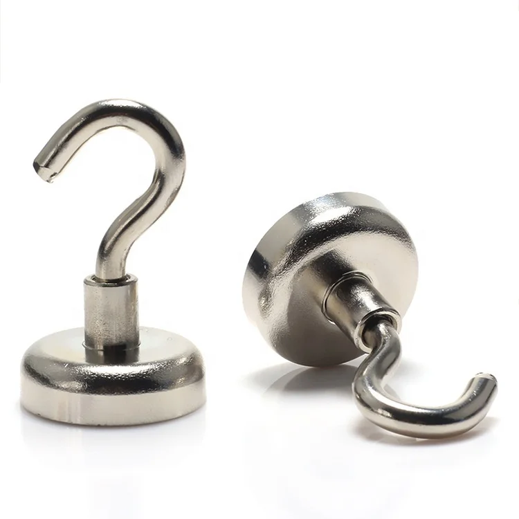 Kitchen Wall  Custom High Quality Permanent Neodymium Pot Magnet Magnetic Hook Pot Cup Magnets