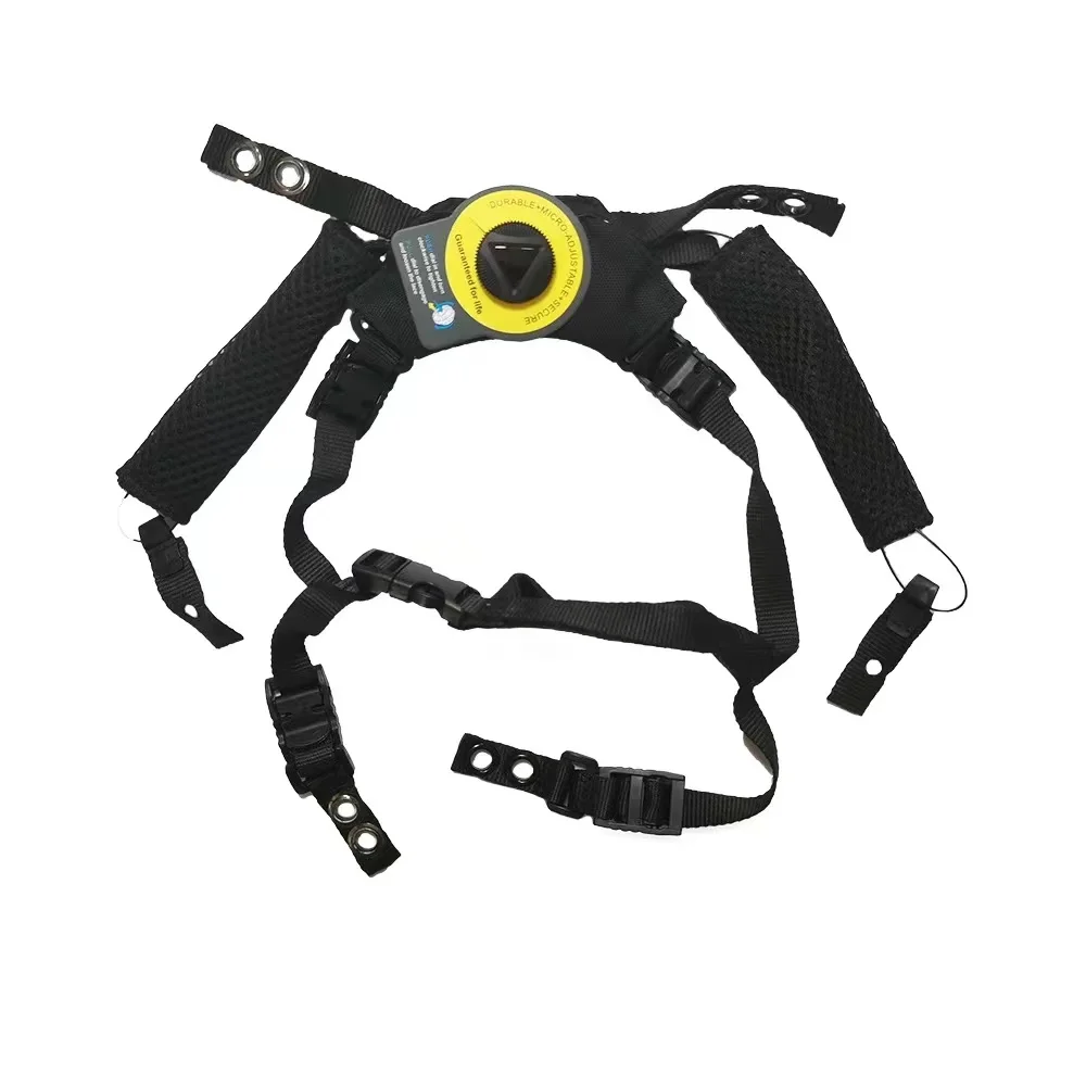 WENDY Helmet Chin Strap 4 Points for Tactical Fast/MICH/IBH Bump Helmets X-Nape Suspension System Helmet Chin Strap