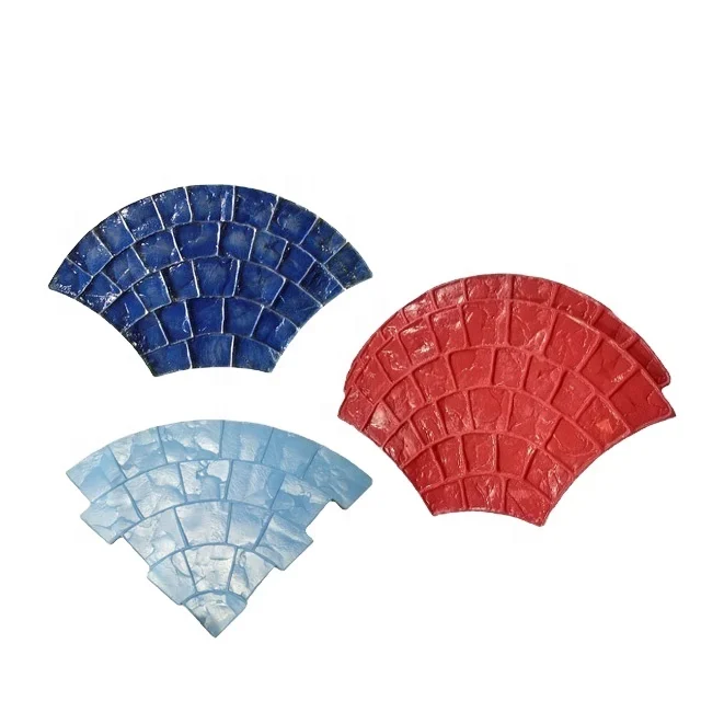 PU stamp mat Rubber Molds for Stamped Concrete Paving Imprint Silicone Concrete Stamping Moulds for Floor Overlay concrete stamp